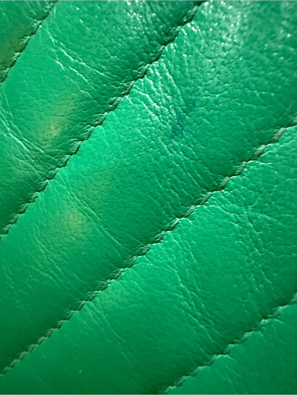 Gucci GG Marmont Green Matelassé Leather Wallet Card Holder Dust Bag - Picture 10 of 11